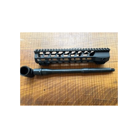 AR15 11.5" barrel, nut and hand guard