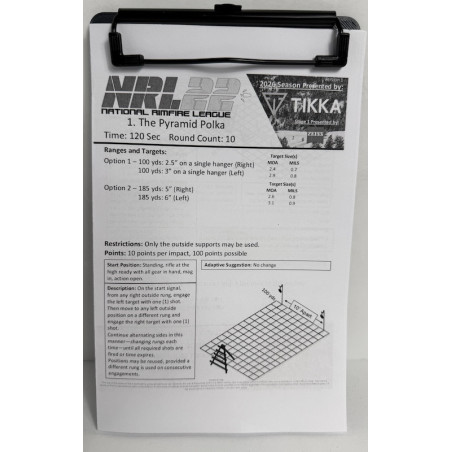 TFS Course of Fire Clipboard